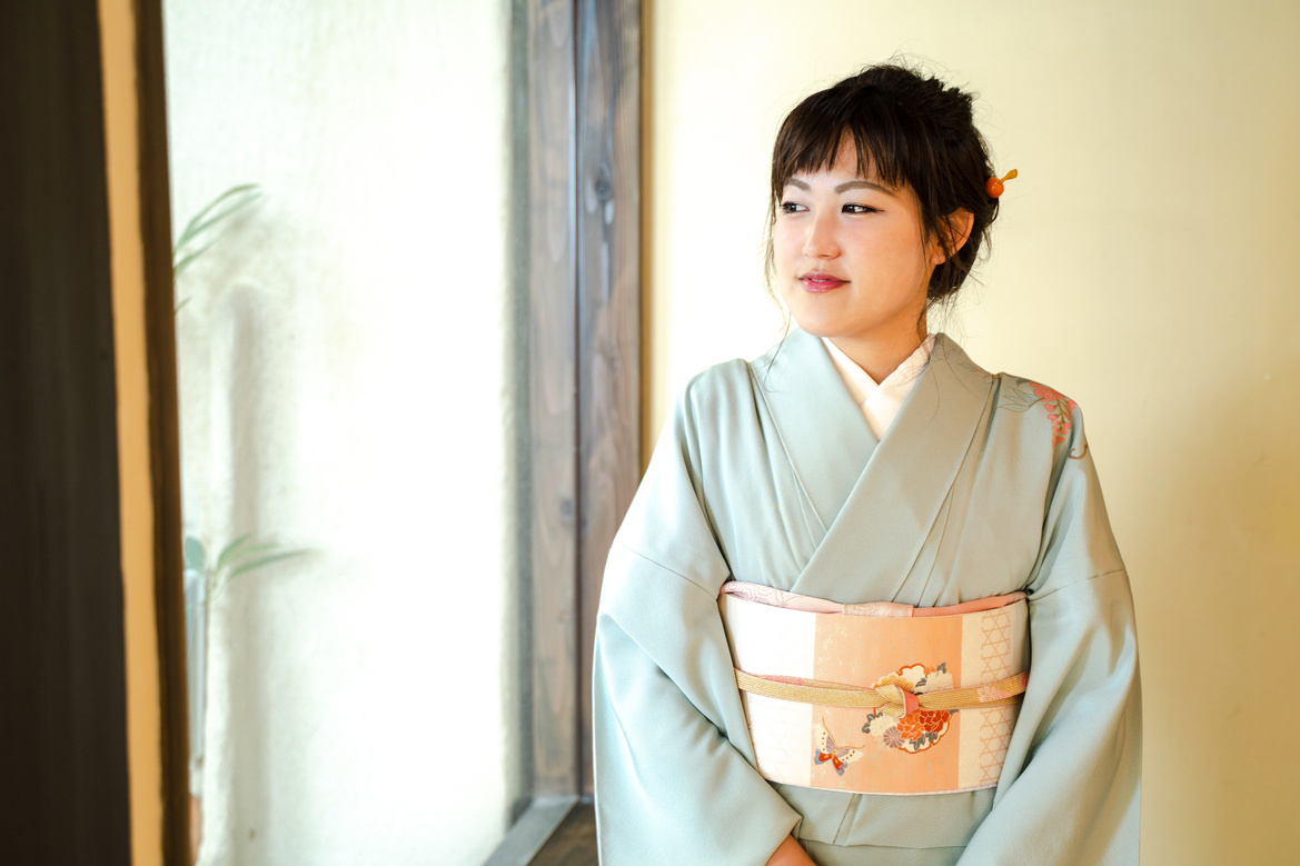 Woman in kimono