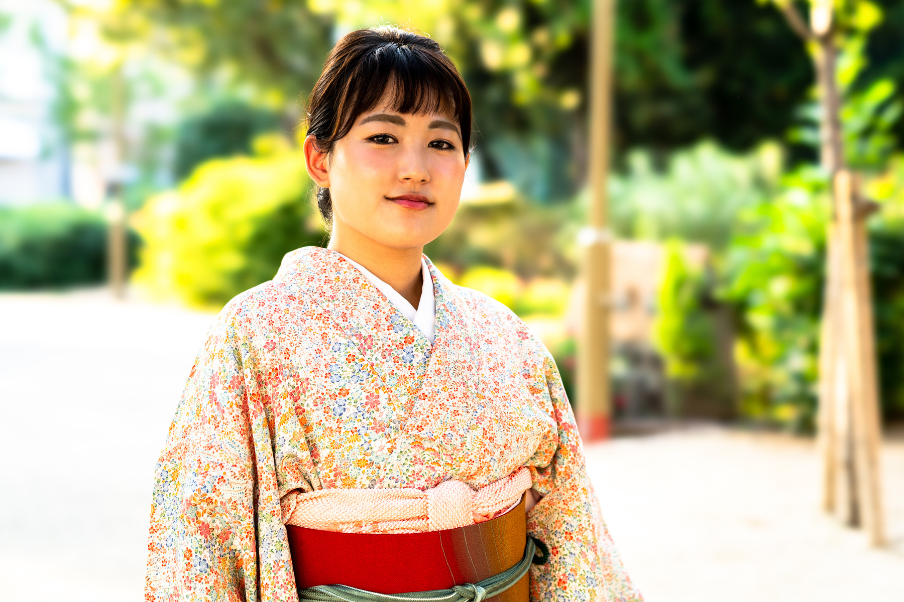 Woman in kimono